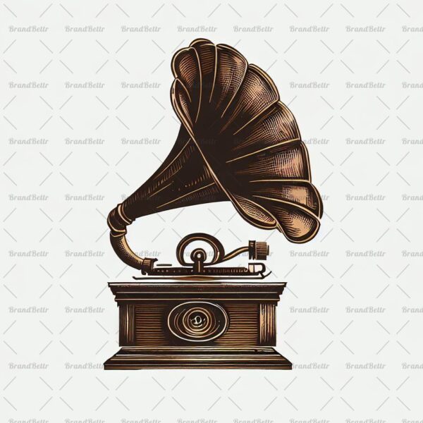 Antiker Grammophon